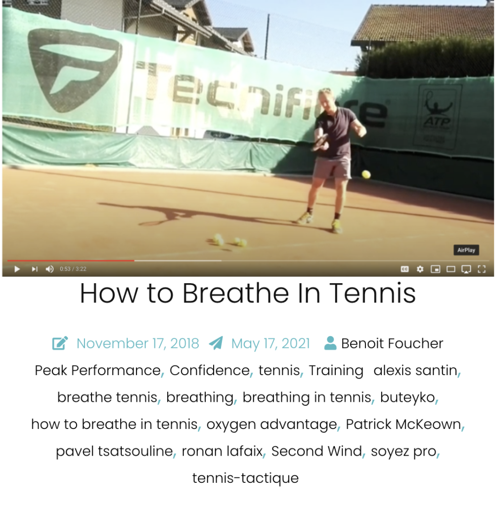 How To Breathe In Tennis