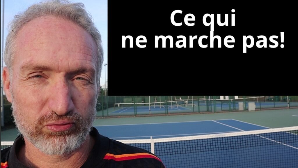 Sur ma chaîne Youtube… Quand tu ne joues pas bien en match de tennis…(A EVITER)